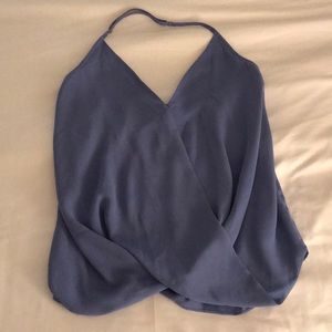 Blue Halter Top